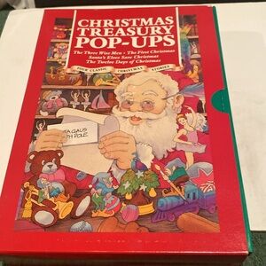 NIB & Vintage 1991 Christmas Treasury, Set of 4 Pop-up Classic Books